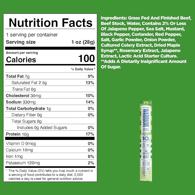 Beef Sticks<br>Jalapeño Pepper (4)