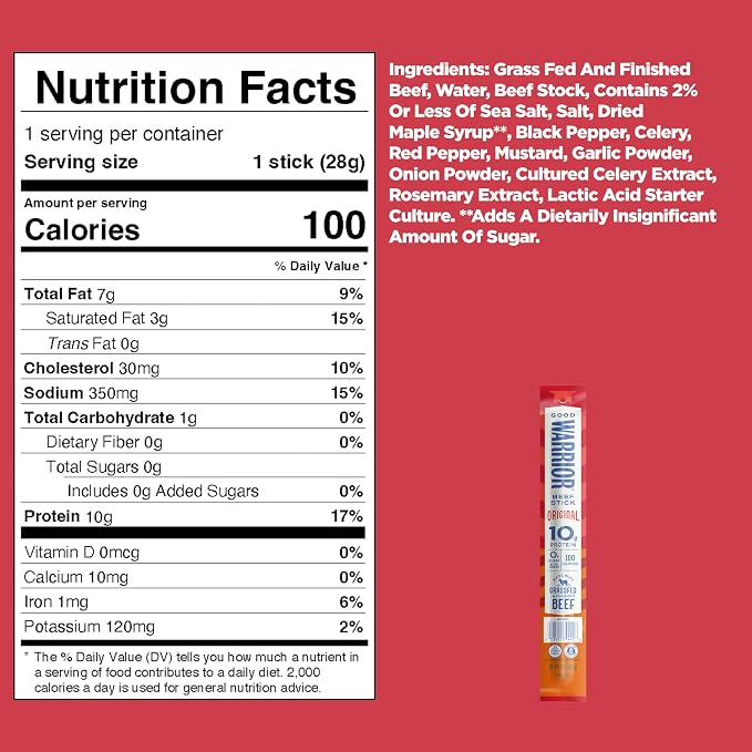 Beef Sticks<br>Original (4)